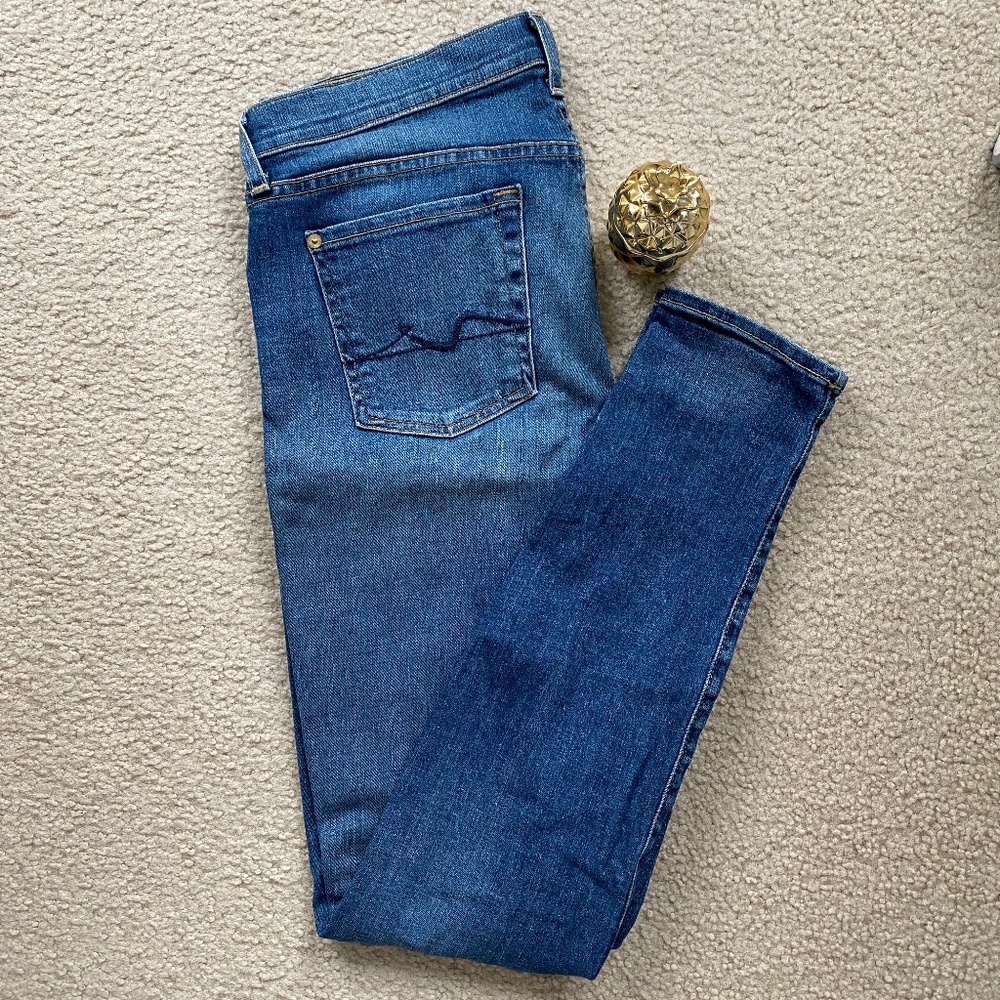 7 For All Mankind THE SKINNY Skinny Jeans Sz29